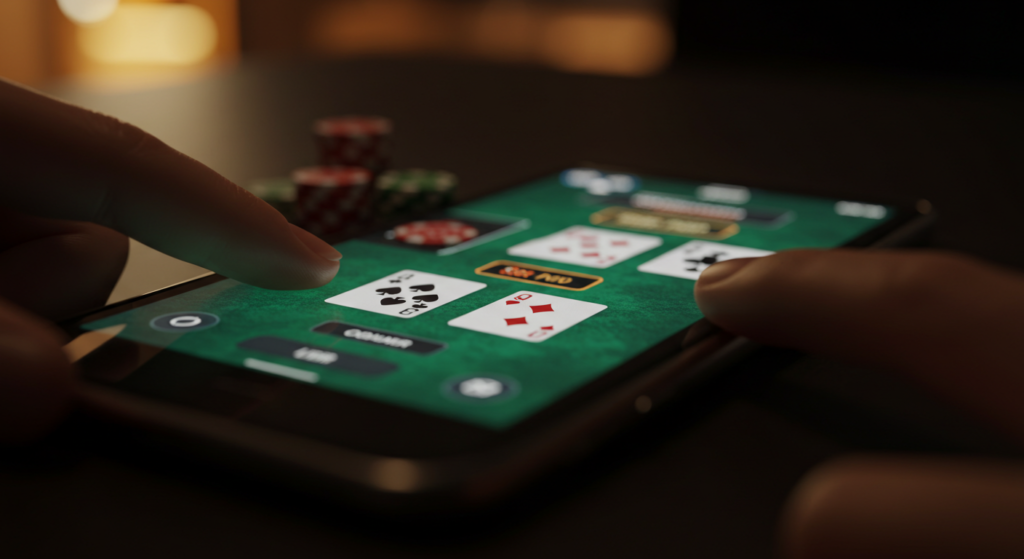 通勤時間をゲームに変える「Subway Poker」