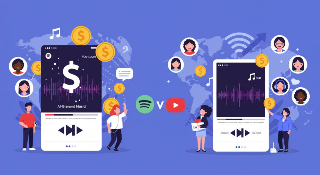 boomy youtubeやSpotify連携で収益化する方法