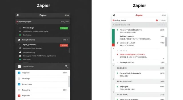 Zapierの英語版と日本語対応