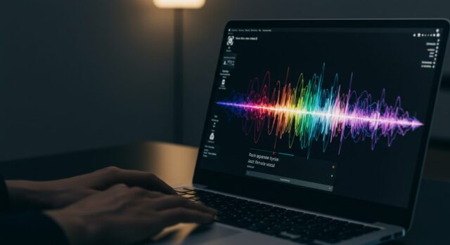 プロンプト入力で楽曲生成