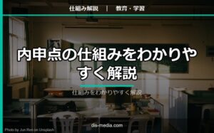 内申点の仕組みをわかりやすく解説