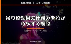 吊り橋効果の仕組みをわかりやすく解説