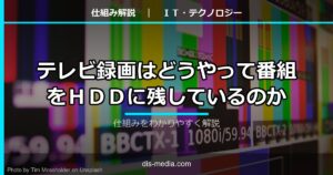 テレビ録画の仕組み