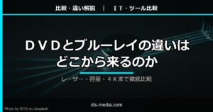 DVDとブルーレイの違い