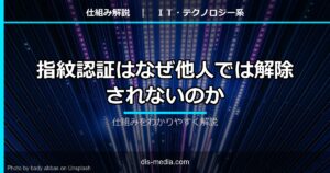 指紋認証の仕組み