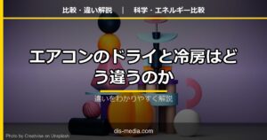 エアコンのドライと冷房